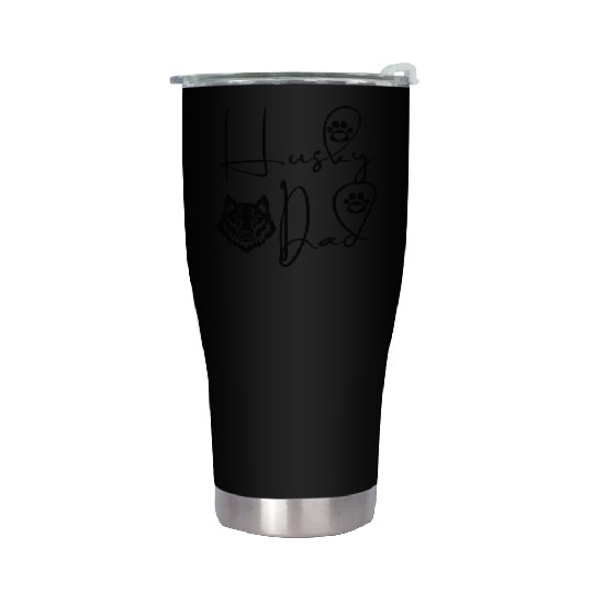 Husky dad Stainless Steel Tumblers