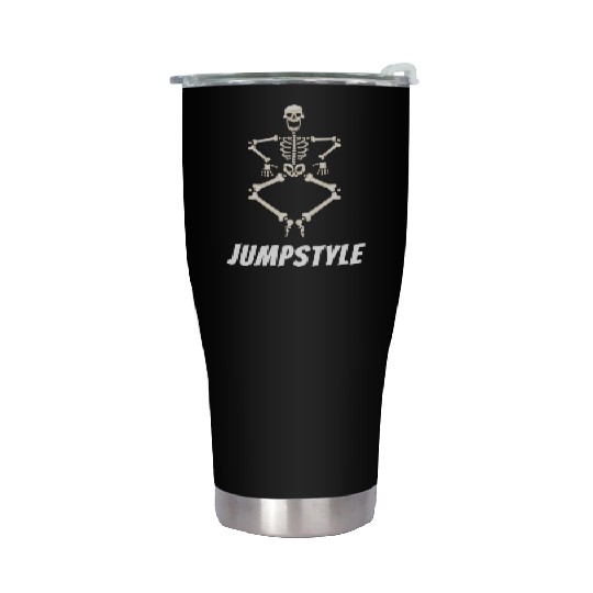 Jumpstyle Hardstyle Jumping Skeleton Stainless Steel Tumblers