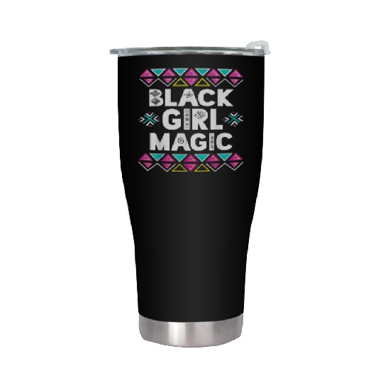Black Girl Magic Melanin Pride Stainless Steel Tumblers