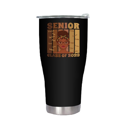 Senior Class Of 2023 Back To School Graduation Stainless Steel Tumblers