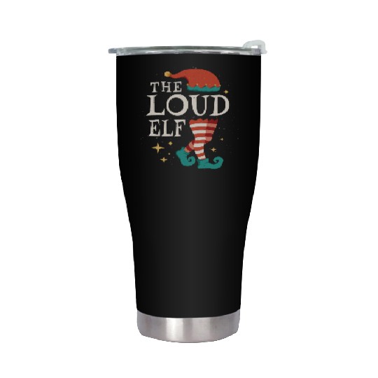Loud Elf December Love Elf Christmas Stainless Steel Tumblers