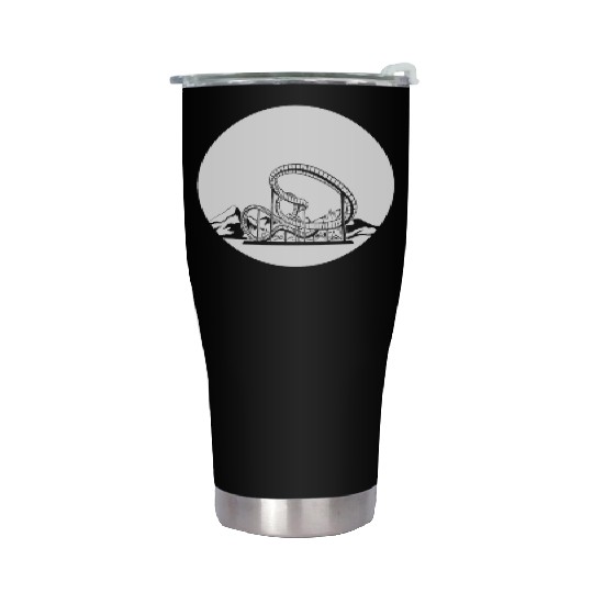 Roller Coaster Stainless Steel Tumblers