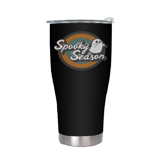 Halloween Stainless Steel Tumblers, Spooky Season Ghost Costume Gift