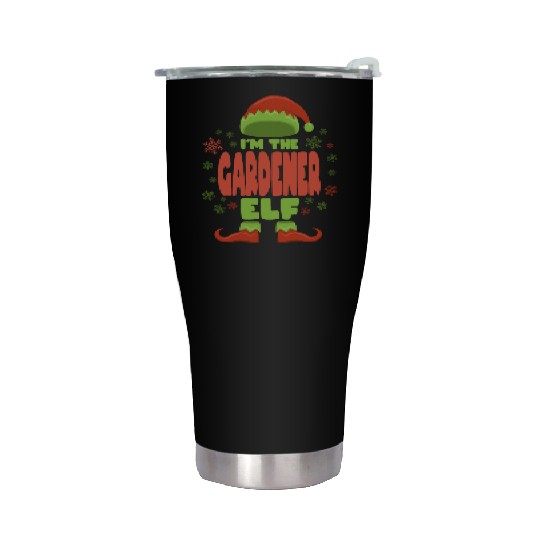 Gardener Christmas Elf Stainless Steel Tumblers