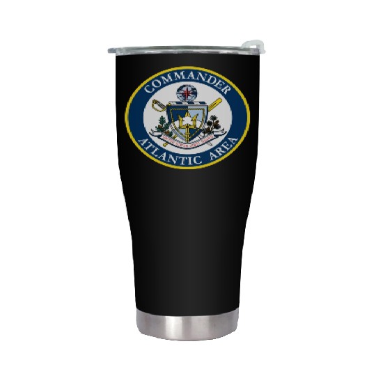 COMMANDER ATLANTIC AREA (U.S. Coast Guard) Stainless Steel Tumblers