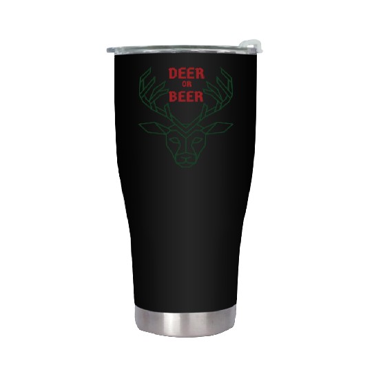 Deer or Beer Season Stainless Steel Tumblers