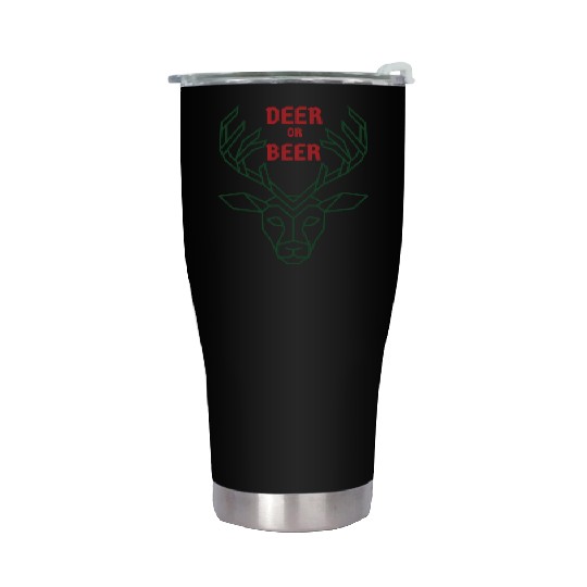 Deer or Beer Season Stainless Steel Tumblers