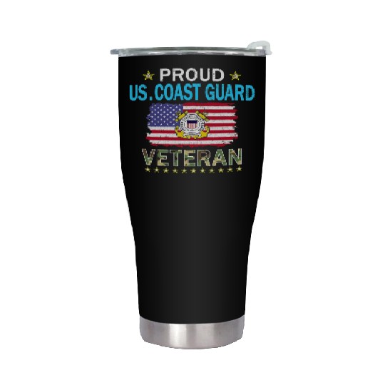 Coast Guard Veterans Day Us Coast Stainless Steel Tumblers