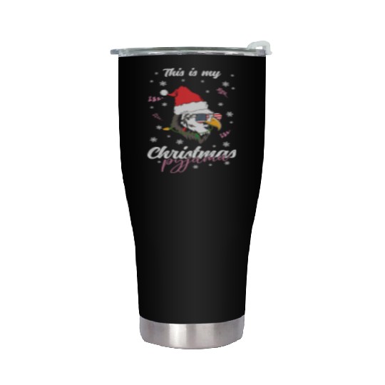 Winter Christmas Pyjama Eagle Stainless Steel Tumblers