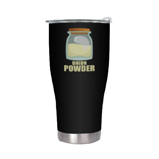 Onion Powder Spice Flavor Food Cooking Stainless Steel Tumblers