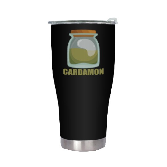 Cardamon Spice Flavor Food Cooking Stainless Steel Tumblers