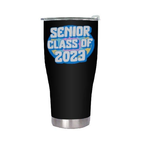 Graduation Stainless Steel Tumblers, Senior Class Of 2023 Gift End