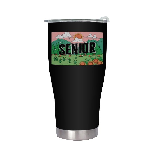 Graduation Stainless Steel Tumblers, Senior Class Of 2023 Gift End