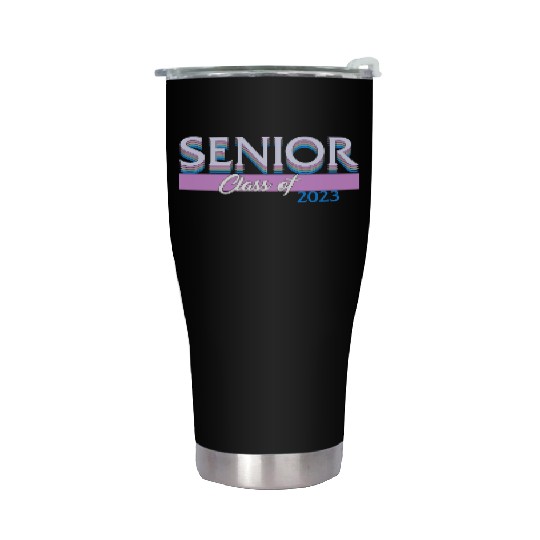 Graduation Stainless Steel Tumblers, Senior Class Of 2023 Gift End