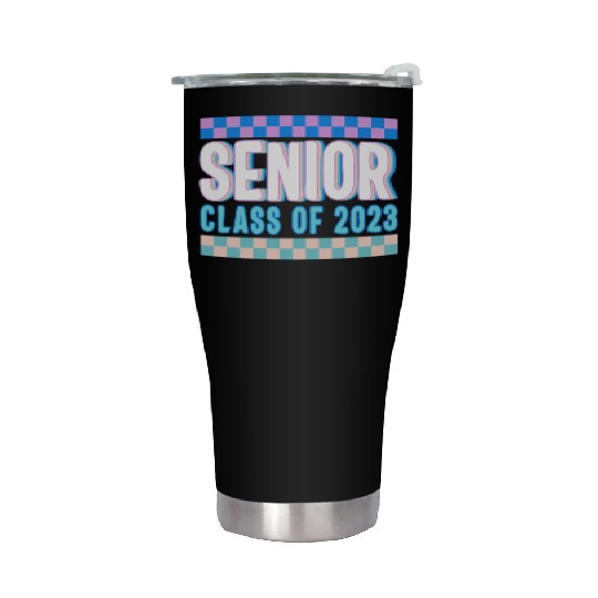 Graduation Stainless Steel Tumblers, Senior Class Of 2023 Gift End