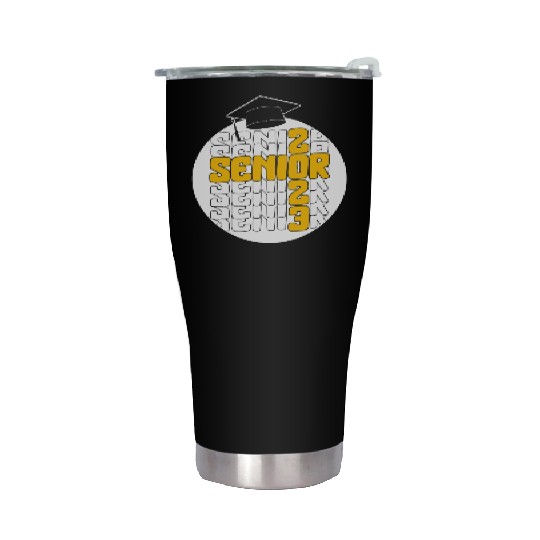Graduation Stainless Steel Tumblers, Senior Class Of 2023 Gift End
