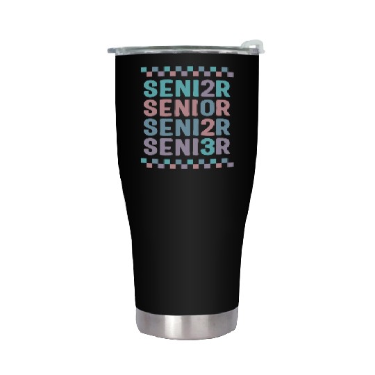 Graduation Stainless Steel Tumblers, Senior Class Of 2023 Gift End