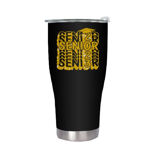 Graduation Stainless Steel Tumblers, Senior Class Of 2023 Gift End