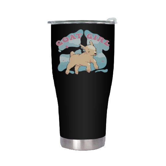 Goat Girl Goat Lover Stainless Steel Tumblers