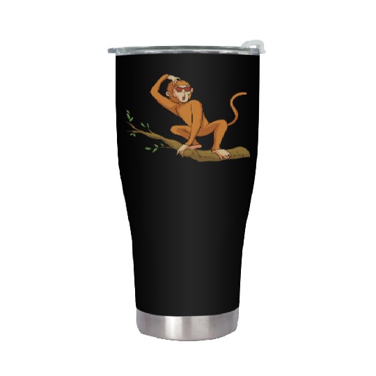 Funny Orangutan Monkey Chimpanzee Monkey - Funny M Stainless Steel Tumblers