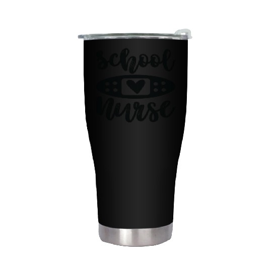 School Nurse Stainless Steel Tumblers