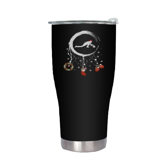 Winter dreamcatcher Christmas Curling Stainless Steel Tumblers