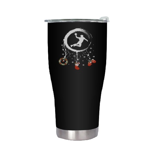 Winter dreamcatcher Christmas Handball Stainless Steel Tumblers