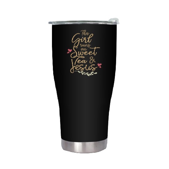 This Girl And Sweet Tea Stainless Steel Tumblers
