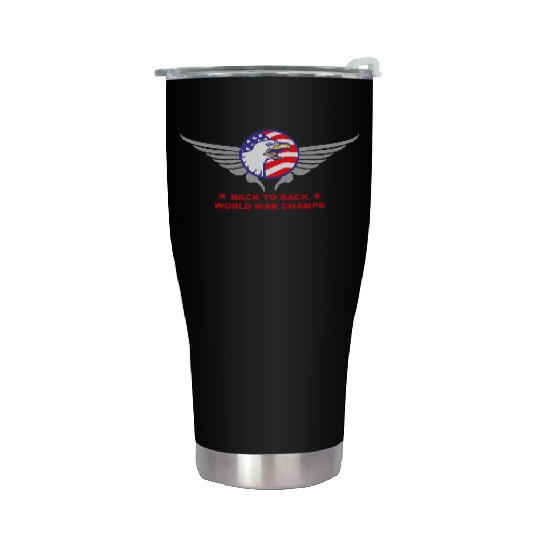 Back to Back B2B World War Stainless Steel Tumblers