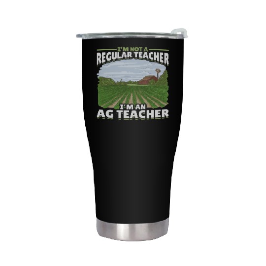 Agriculture Education Funny AG Teacher Stainless Steel Tumblers