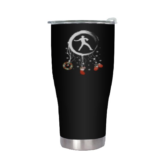 Winter dreamcatcher Christmas Baseball Stainless Steel Tumblers