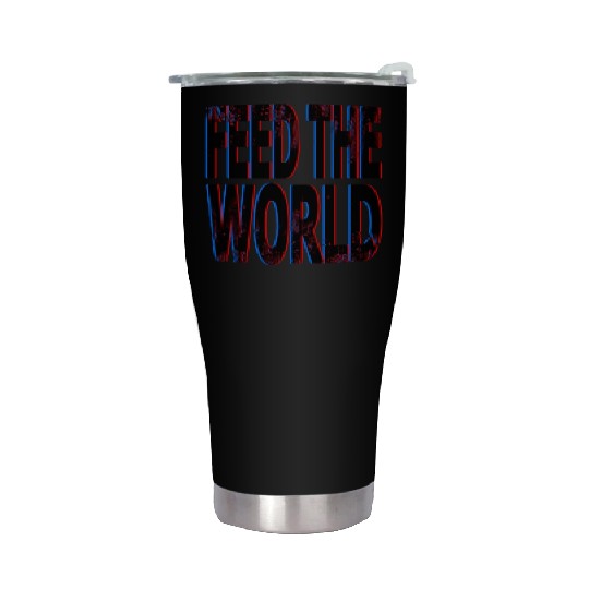 quot Feed The World quot Essential Stainless Steel Tumblers