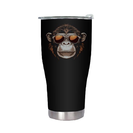 Monkey Face Stainless Steel Tumblers