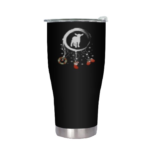 Winter dreamcatcher Christmas Lamb Stainless Steel Tumblers