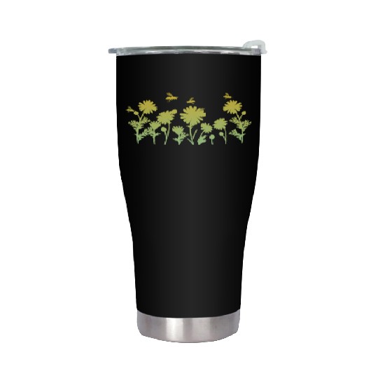 Marguerites Daisy Summer Daisies Flower Garden Stainless Steel Tumblers