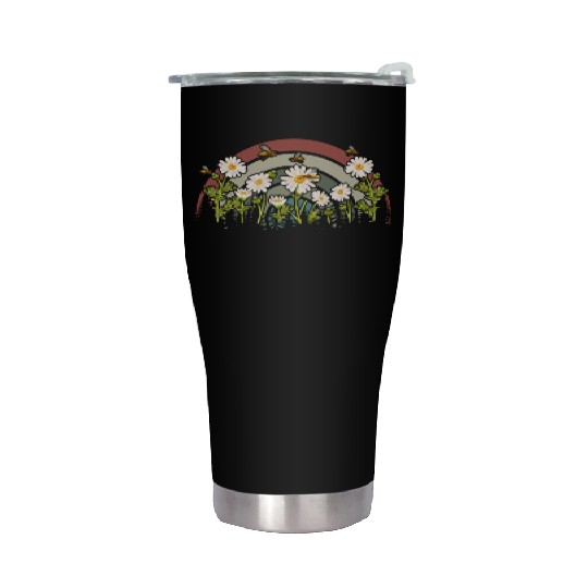 Marguerites Daisy Summer Daisies Flower Garden Stainless Steel Tumblers