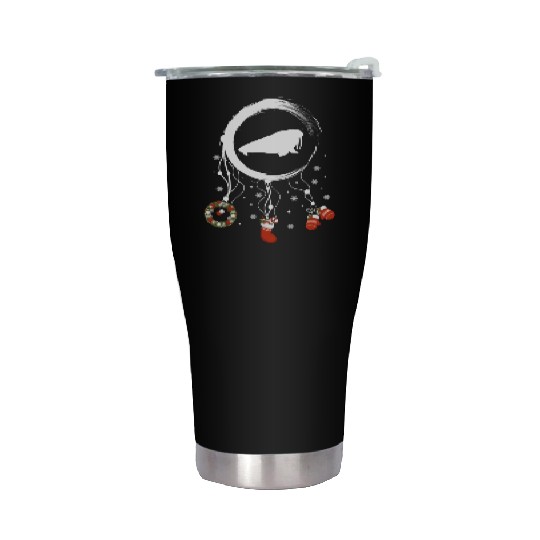 Winter dreamcatcher Christmas Walrus Stainless Steel Tumblers