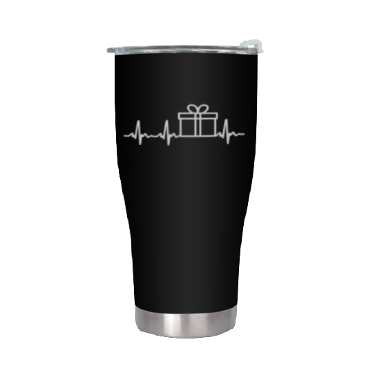 Heart beats gift Stainless Steel Tumblers