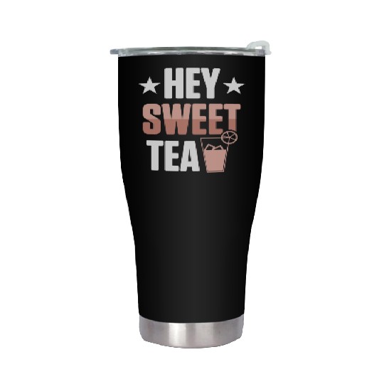 Funny Hey Sweet Tea Glass Drinking Iced Tea Stainless Steel Tumblers