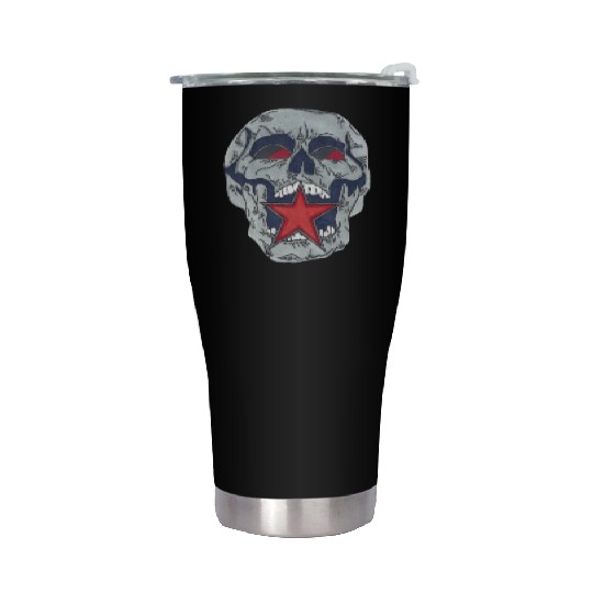 Skull Star Mouth NT MMA graphic Stainless Steel Tumblers