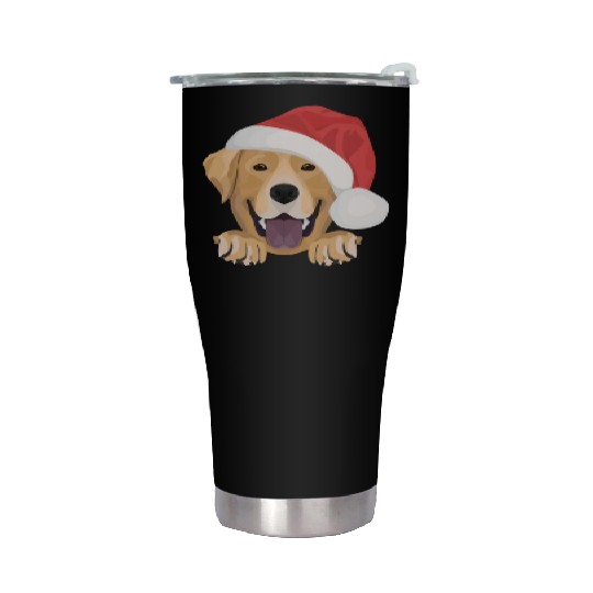Labrador Merry Christmas Stainless Steel Tumblers