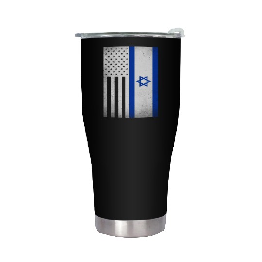 Israel Design for proud Israeli Americans Stainless Steel Tumblers