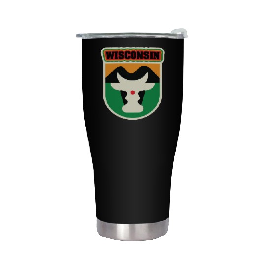 US States WISCONSIN Stainless Steel Tumblers