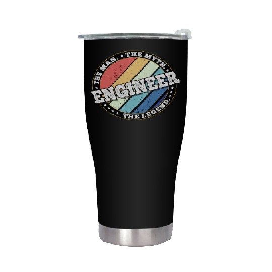 Engineer. The man. The myth. The legend. Stainless Steel Tumblers