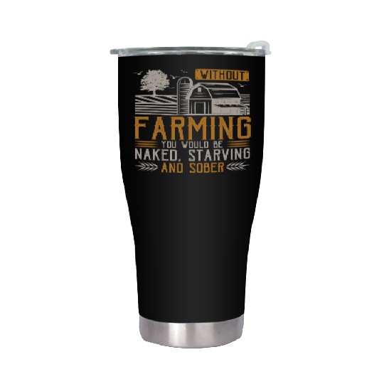 Local Farmers Support Agriculture Stainless Steel Tumblers
