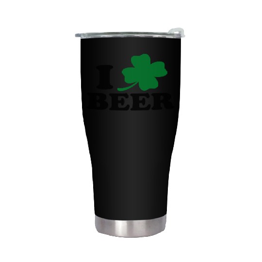 I Love Beer St Patricks Day Stainless Steel Tumblers