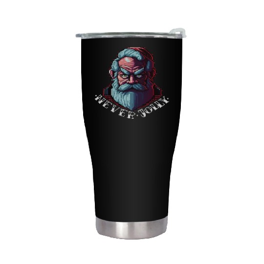 Grumpy Santa Stainless Steel Tumblers