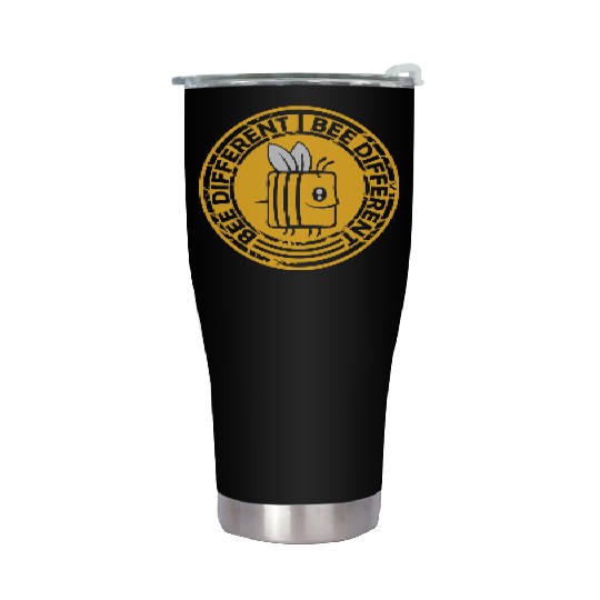 bee different saying quote Stainless Steel Tumblers