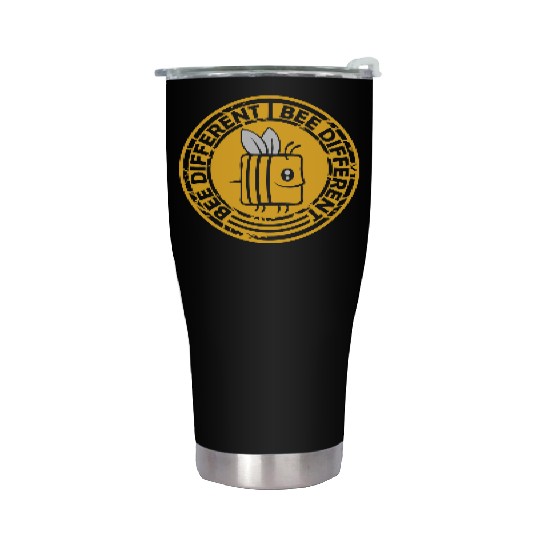 bee different saying quote Stainless Steel Tumblers