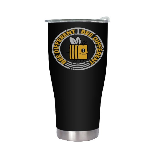 bee different saying quote Stainless Steel Tumblers